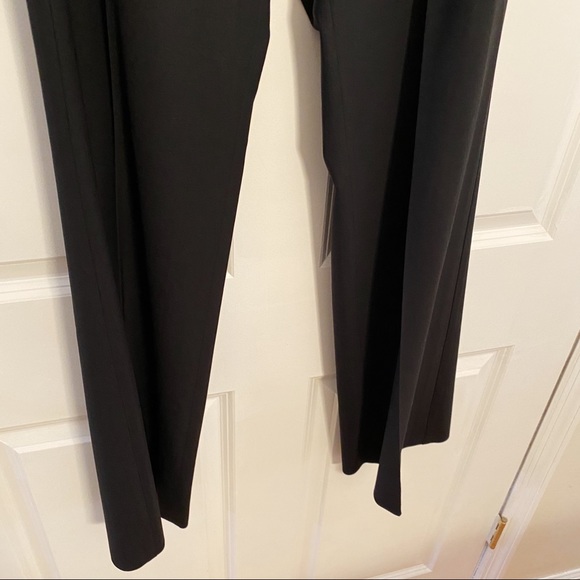 Theory Solada Stretch Wool Flare Pant Black - Picture 3 of 8